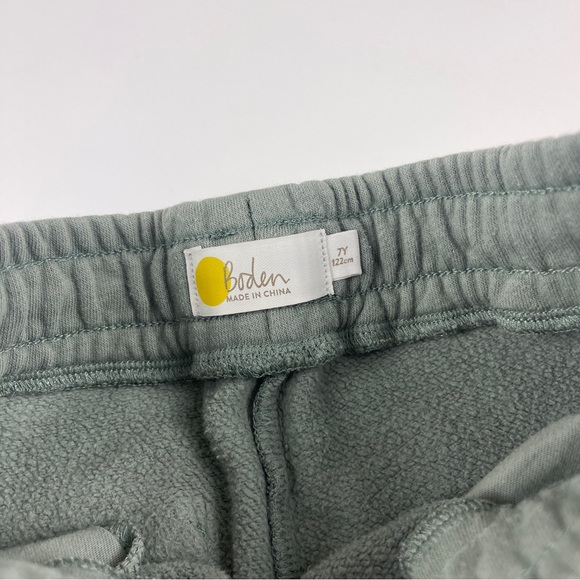 Mini Boden Olive Green Jogger Sweatpants 7 Years - PLAY CONDITION - Picture 3 of 4